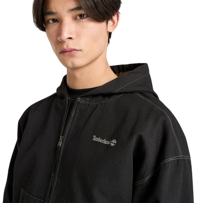 Black - Side - Timberland Unisex Adult Regular Full Zip Hoodie