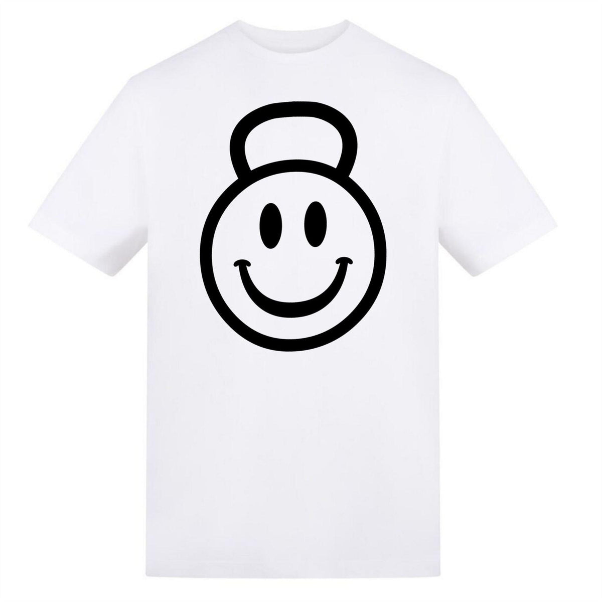 White - Front - AWD Mens Kettle Bell T-Shirt