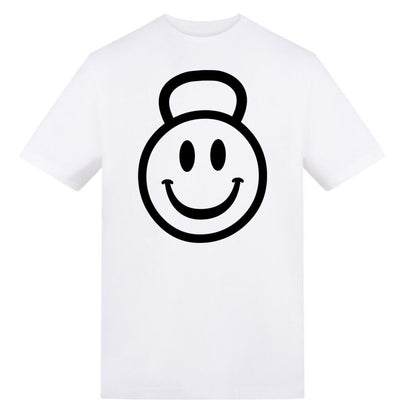 White - Front - AWD Mens Kettle Bell T-Shirt