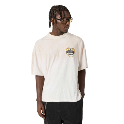 Washed-Ecru - Lifestyle - Represent Mens Angel Oversized T-Shirt