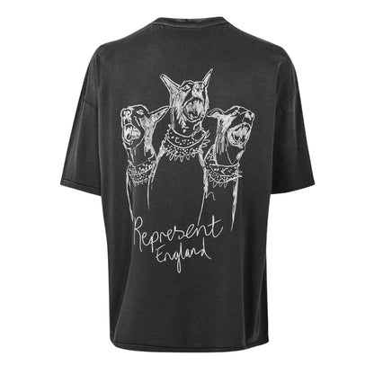 Black - Back - Represent Mens Oversized T-Shirt