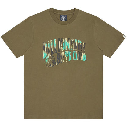 Khaki - Front - Billionaire Boys Club Unisex Adult Leopard Camo T-Shirt