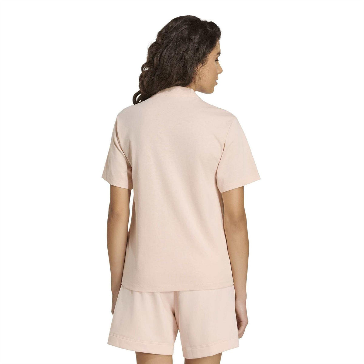 Blush Pink-Pink - Back - Adidas Womens-Ladies Relaxed Fit T-Shirt