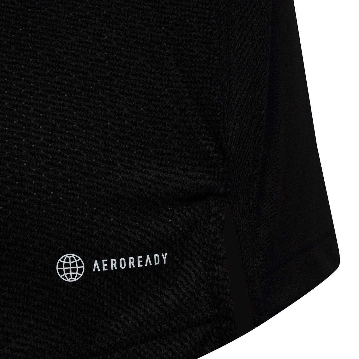 Black - Side - Adidas Childrens-Kids Club Tennis T-Shirt