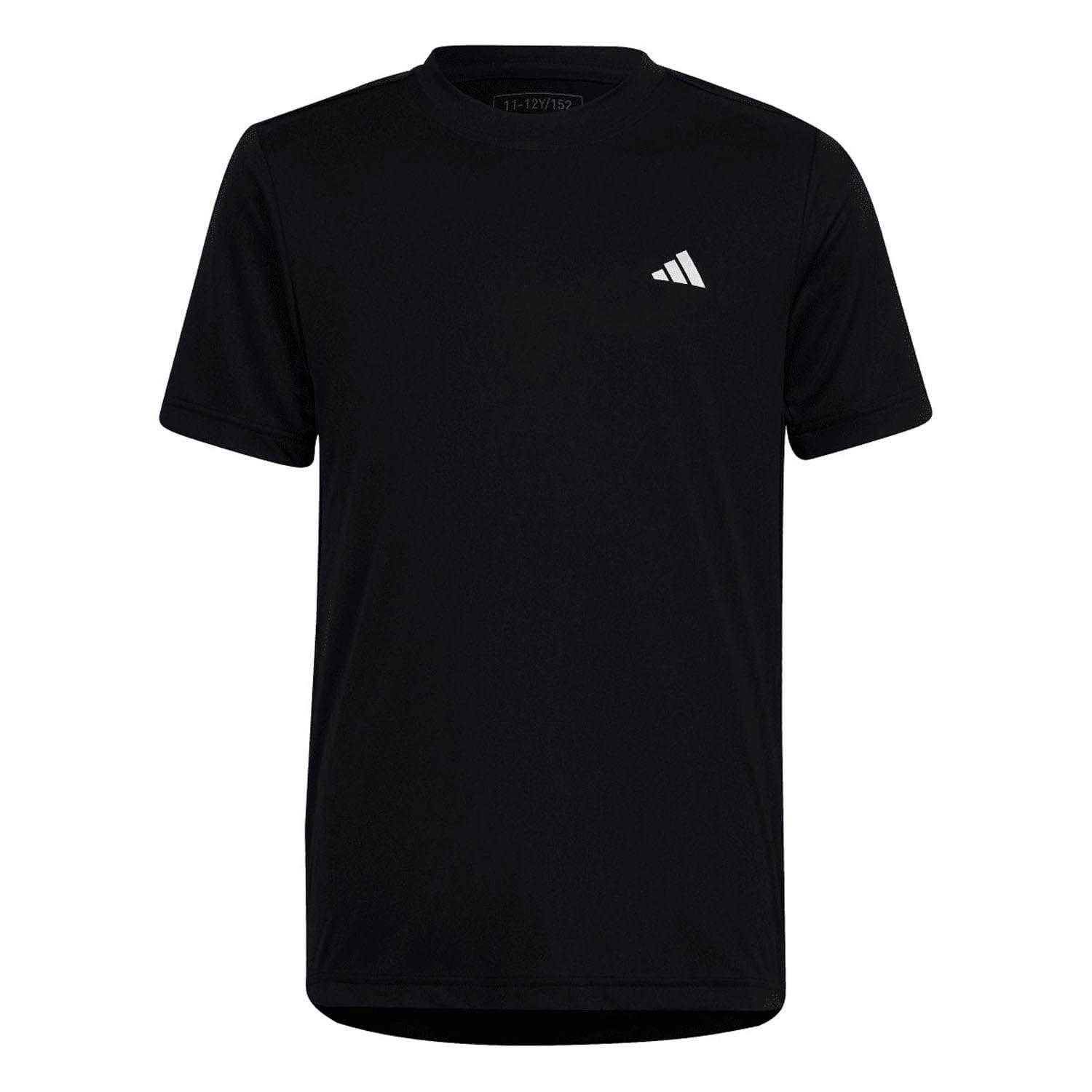 Black - Front - Adidas Childrens-Kids Club Tennis T-Shirt