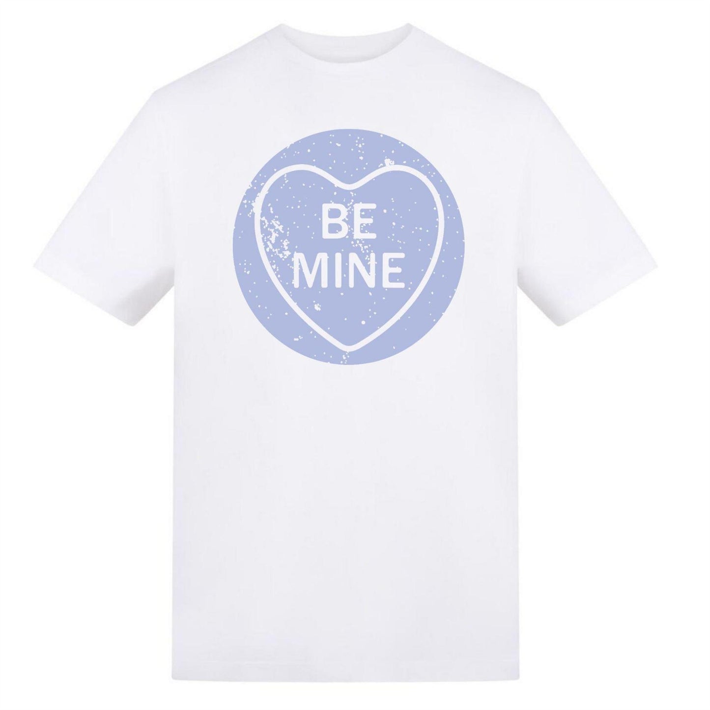 White - Front - AWD Unisex Adult Be Mine Valentine`s Day T-Shirt