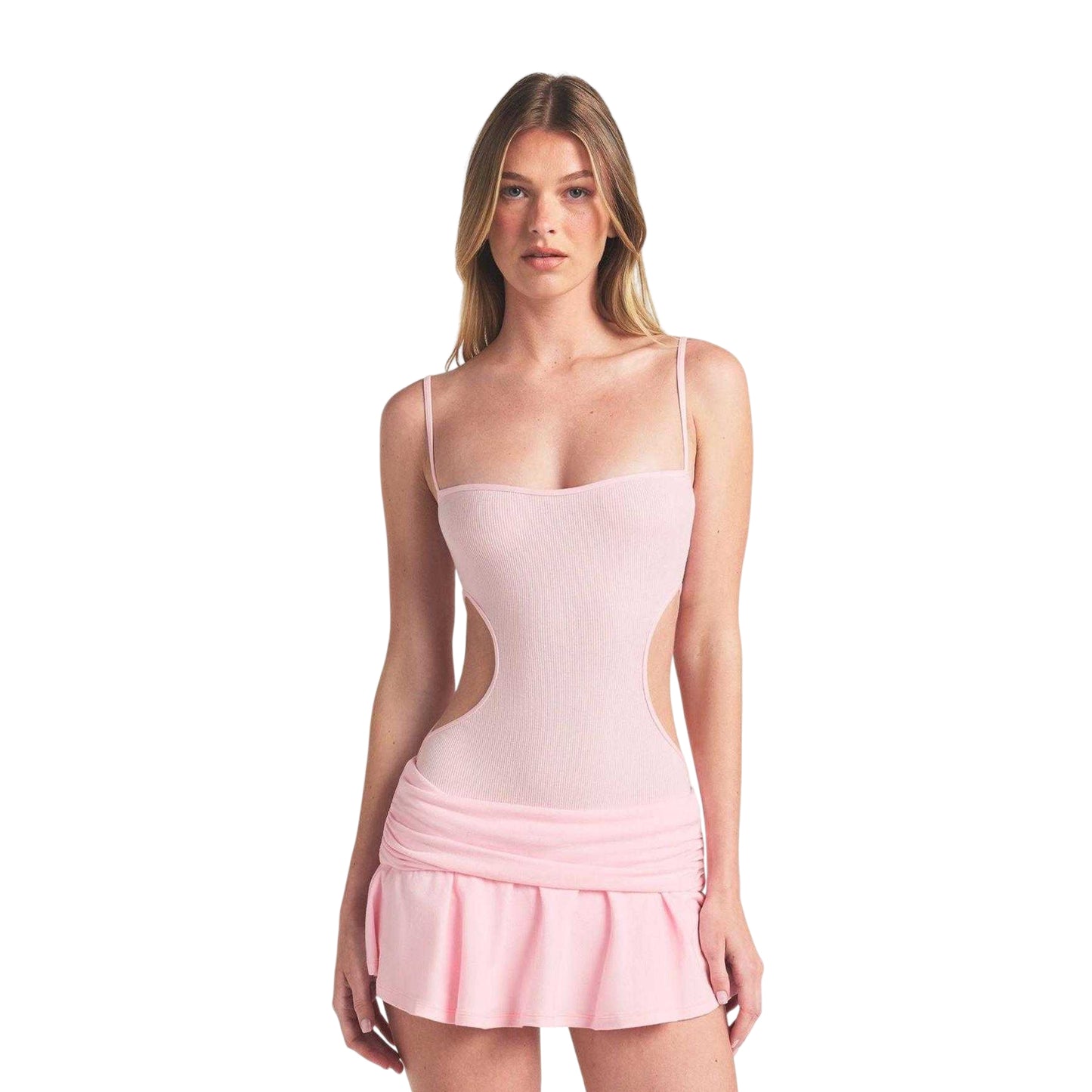 Cherry Blossom - Back - Skims Womens-Ladies Plain Foldover Skirt