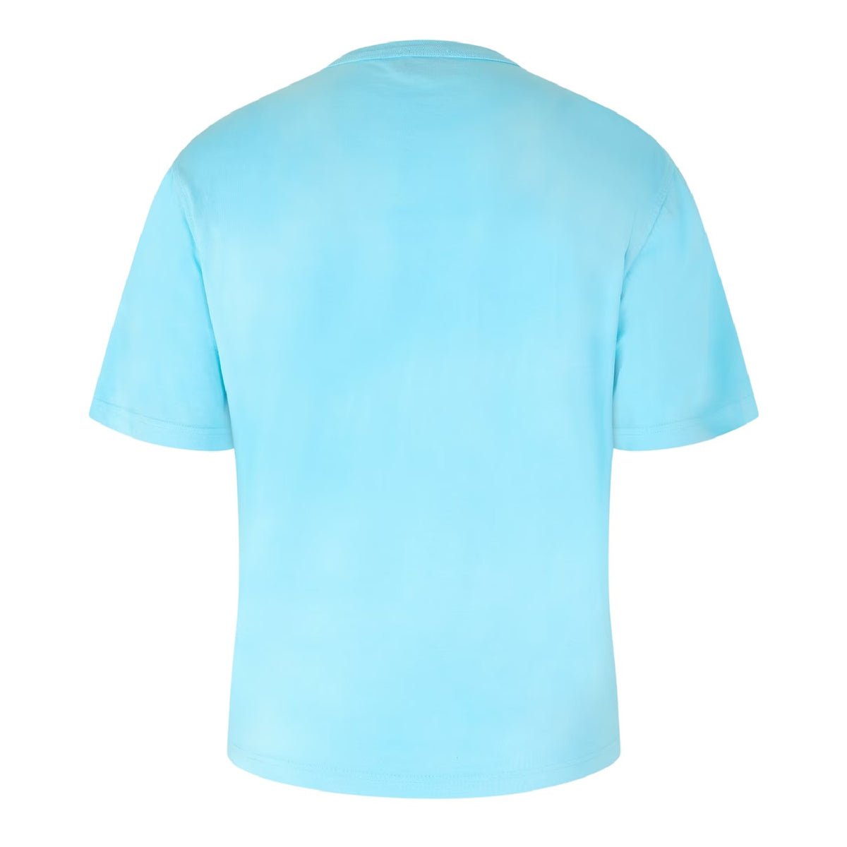 Blue - Back - Diesel Mens Logo Washed T-Shirt