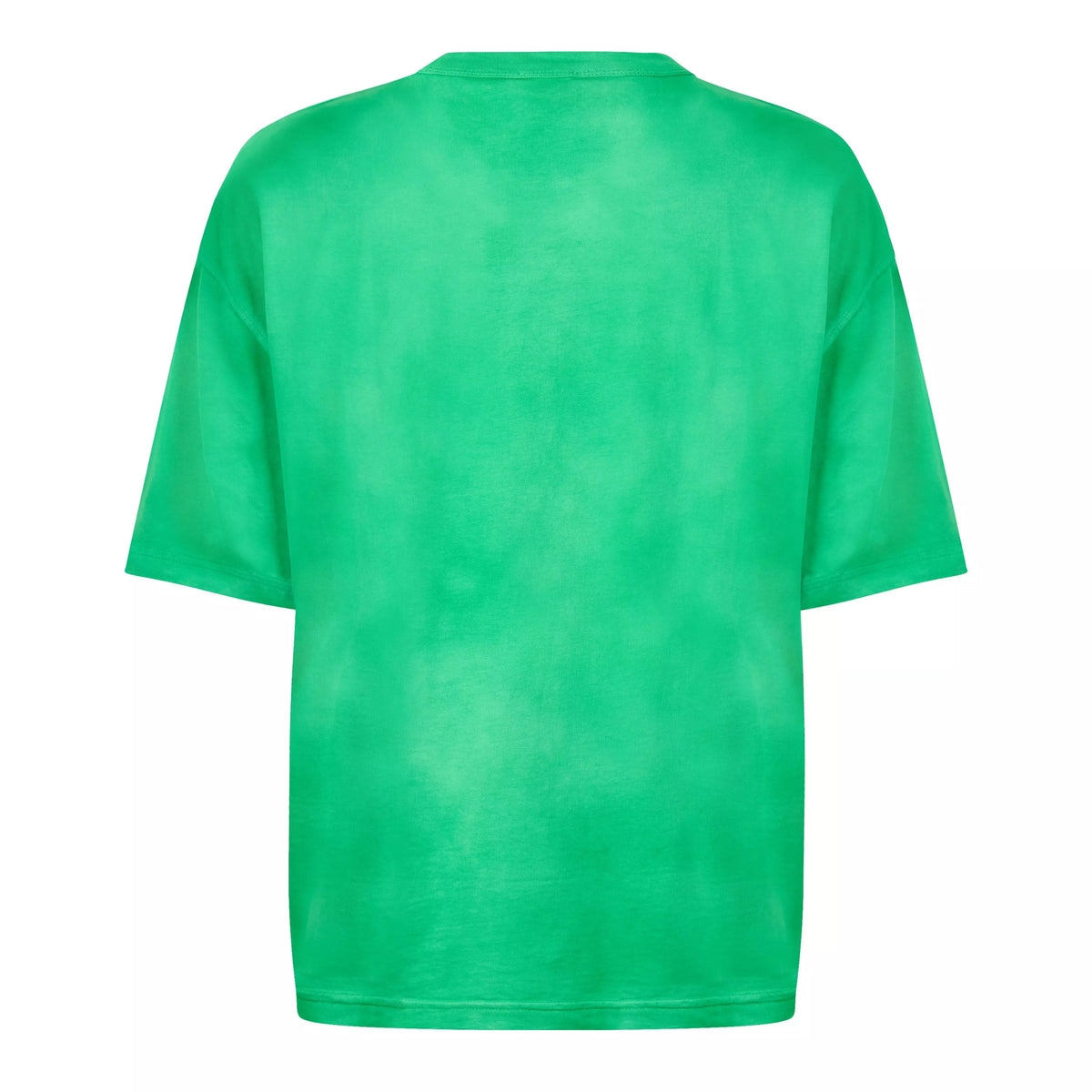 Fern Green - Back - Diesel Mens Logo Washed T-Shirt