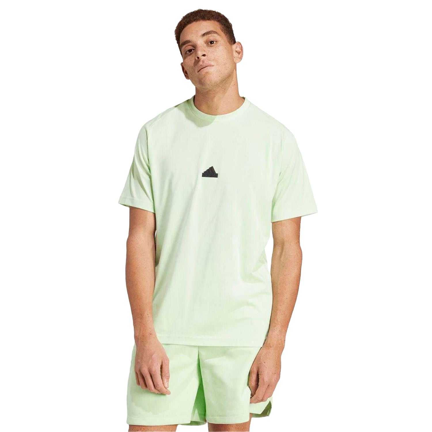 Green - Side - Adidas Mens Z.N.E. T-Shirt
