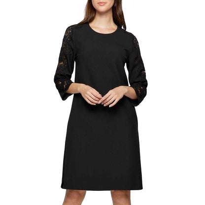 Black - Side - Boss Womens-Ladies Dila Dress
