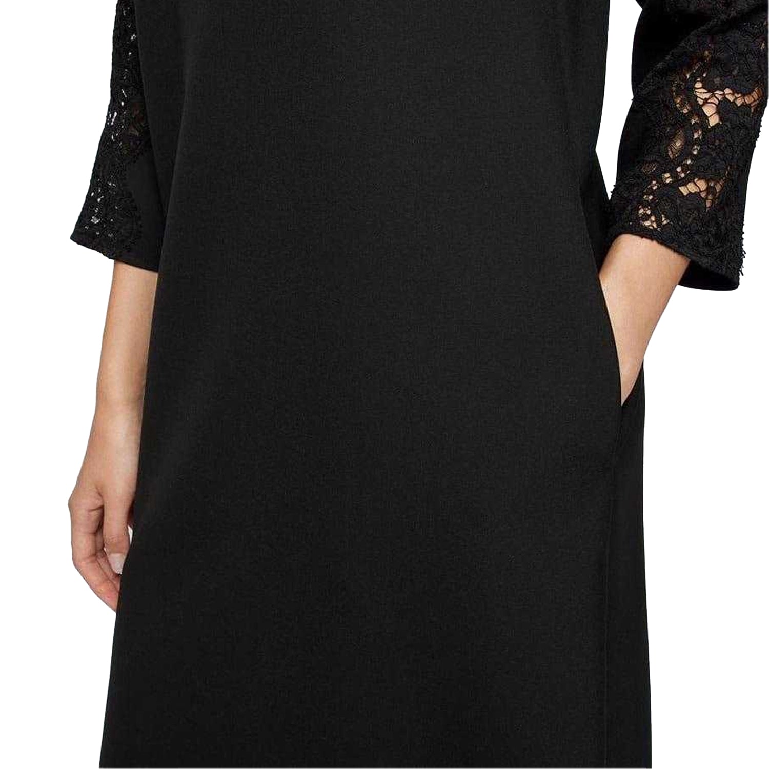 Black - Pack Shot - Boss Womens-Ladies Dila Dress