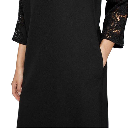 Black - Pack Shot - Boss Womens-Ladies Dila Dress