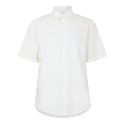 Off White - Front - Armani Exchange Mens Plain Shirt