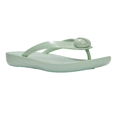 Mint Green - Back - FitFlop Womens-Ladies Platform Flip Flops