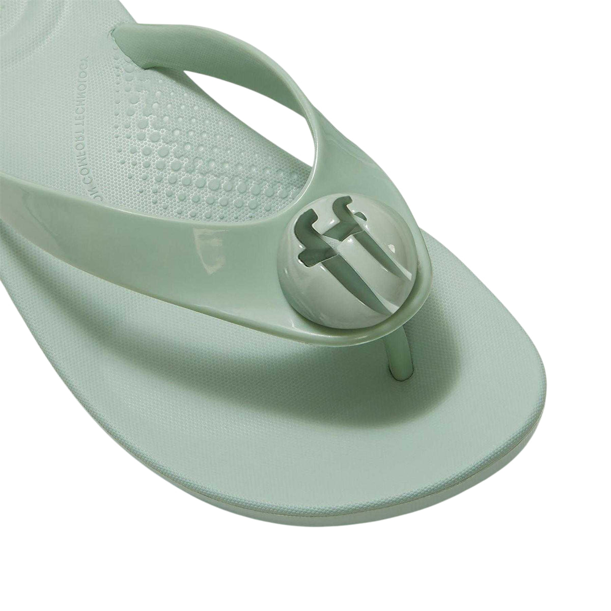 Mint Green - Side - FitFlop Womens-Ladies Platform Flip Flops