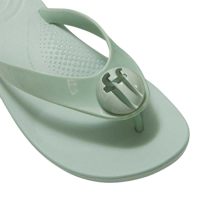 Mint Green - Side - FitFlop Womens-Ladies Platform Flip Flops