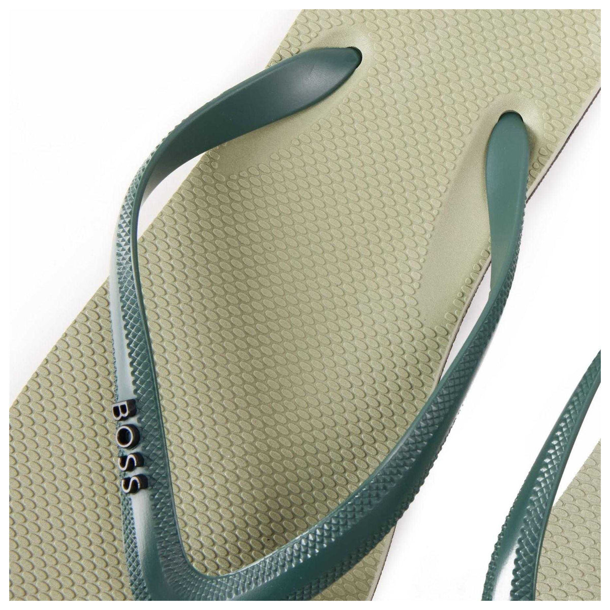 Mid Green - Side - Boss Mens Tracy Logo Sliders
