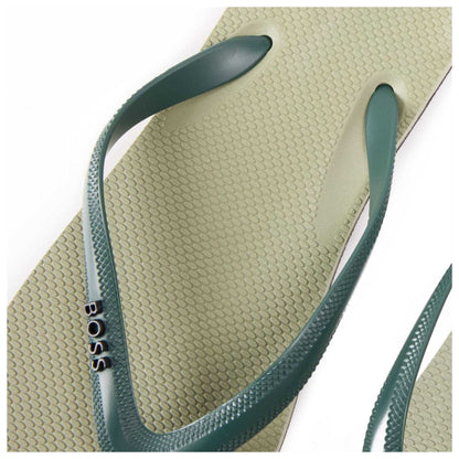 Mid Green - Side - Boss Mens Tracy Logo Sliders