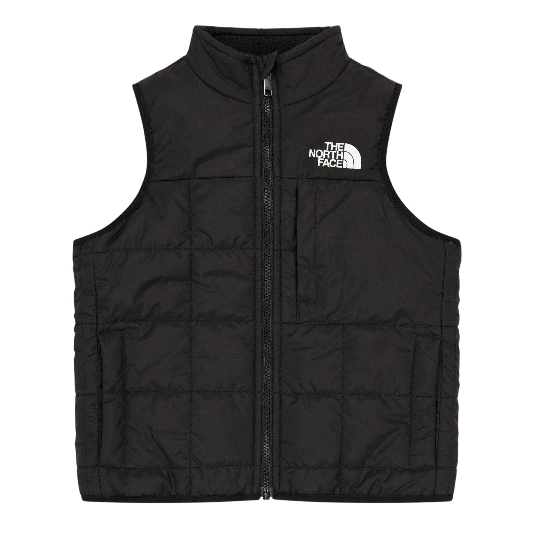 Black - Front - The North Face Childrens-Kids Reversible Sleeveless Gilet