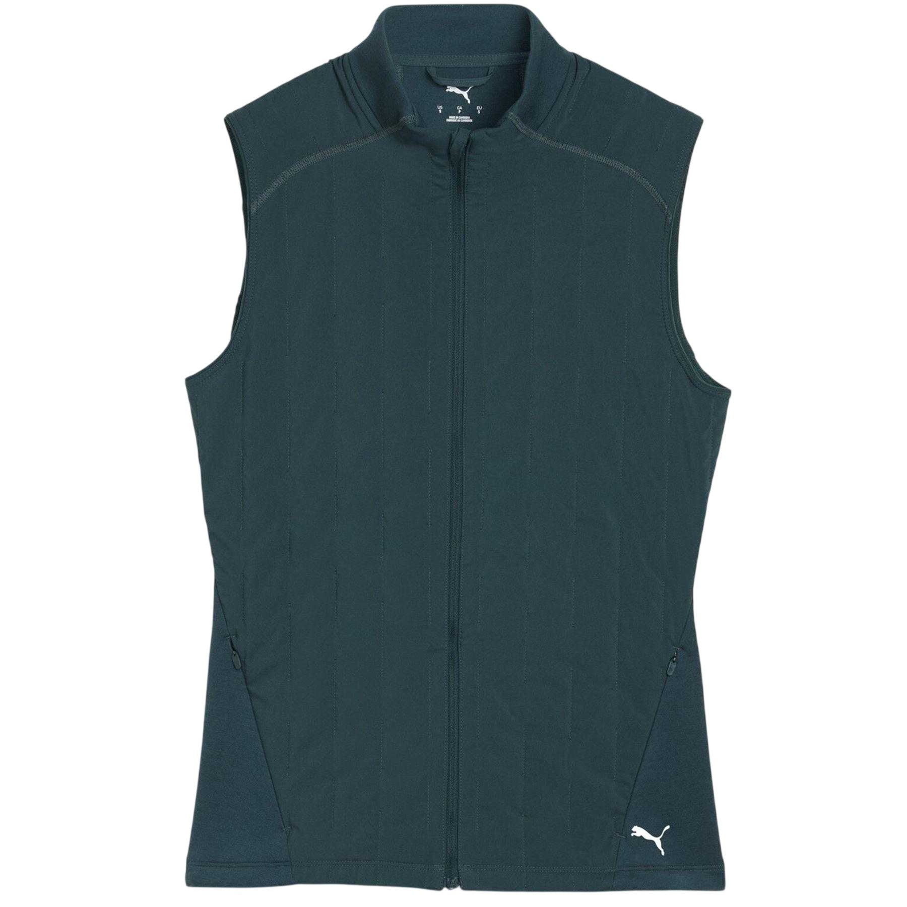 Green - Front - Puma Womens-Ladies Cloudspun Sleeveless Running Vest