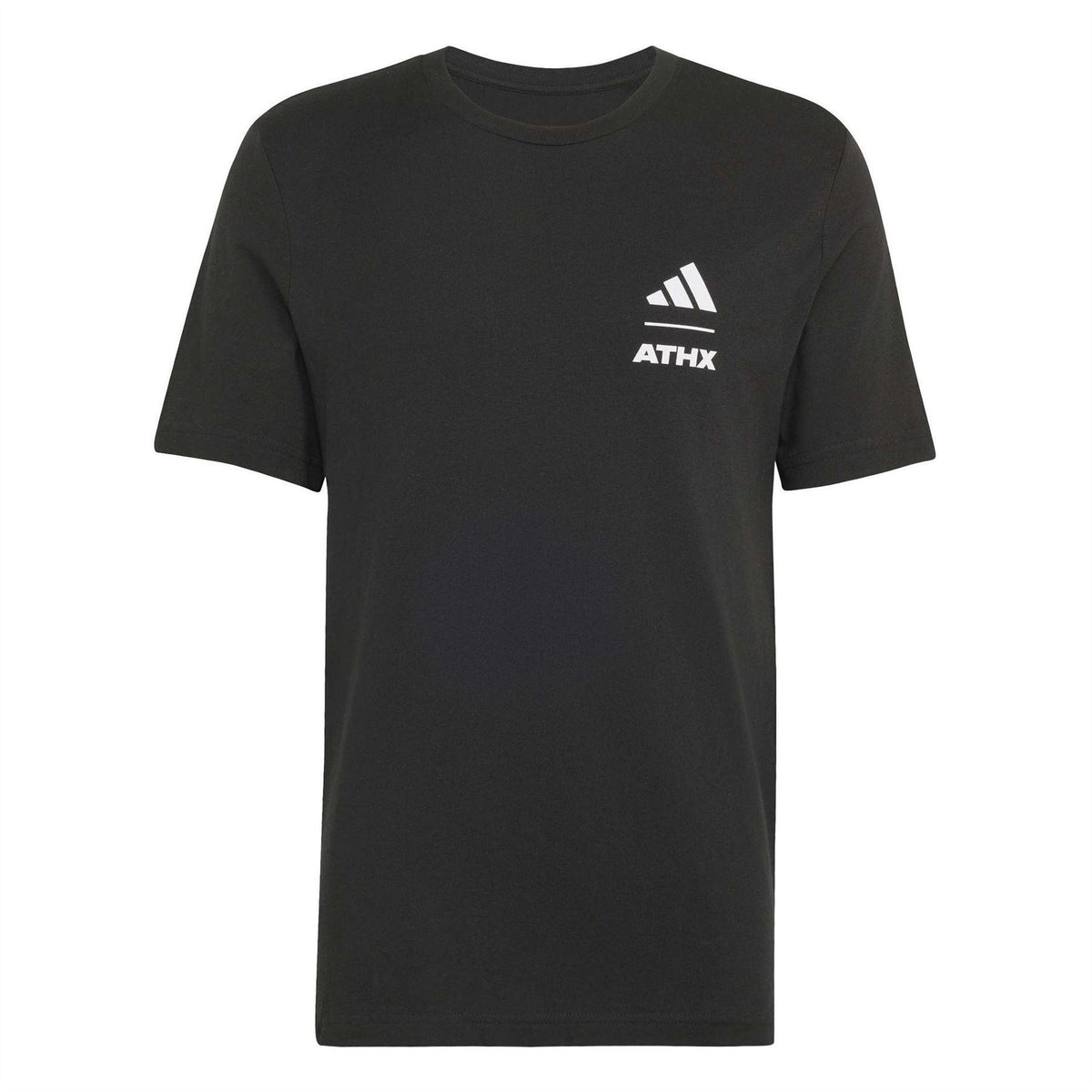 Black - Front - Adidas Mens Athx T-Shirt