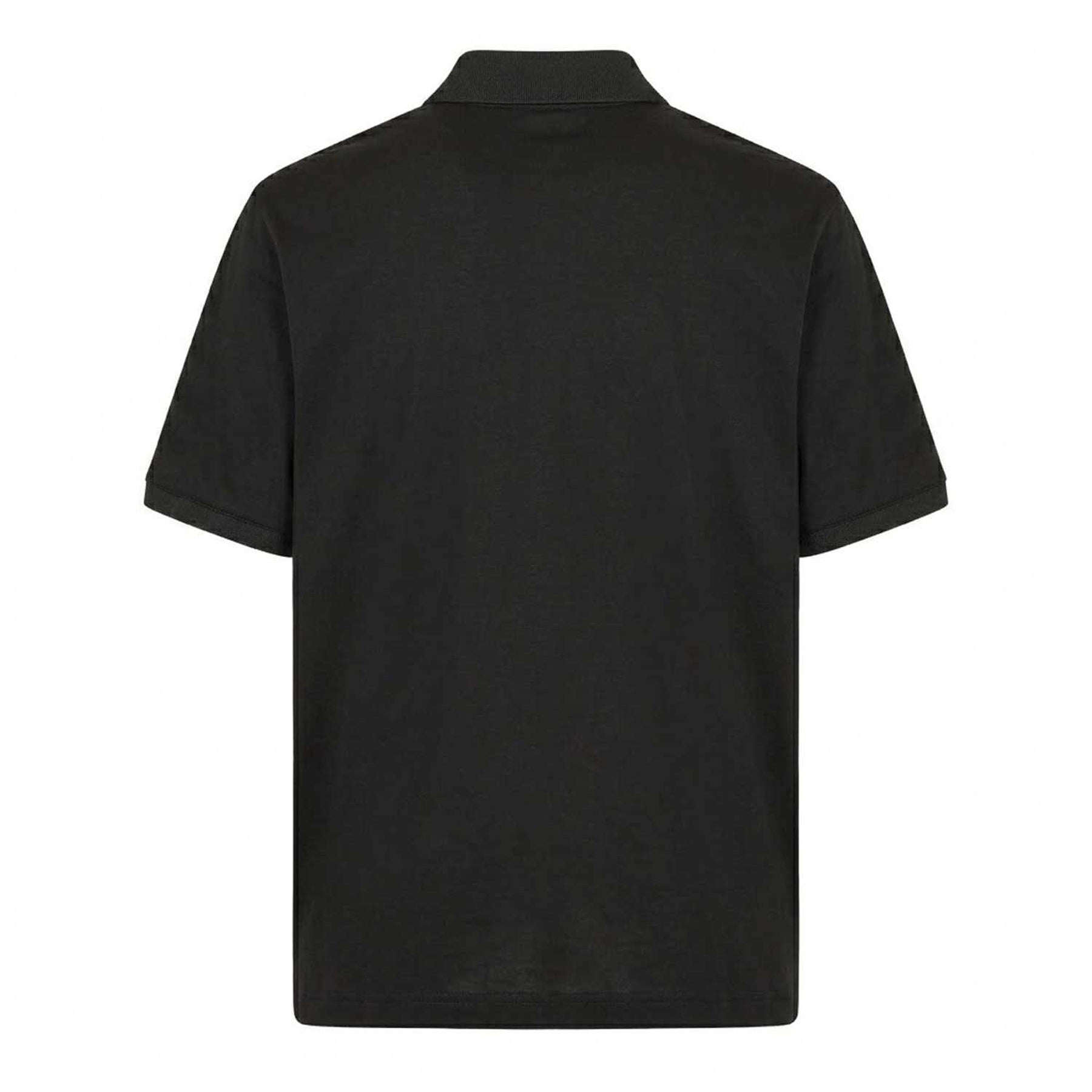 Black - Back - Armani Exchange Mens Short-Sleeved Polo Shirt