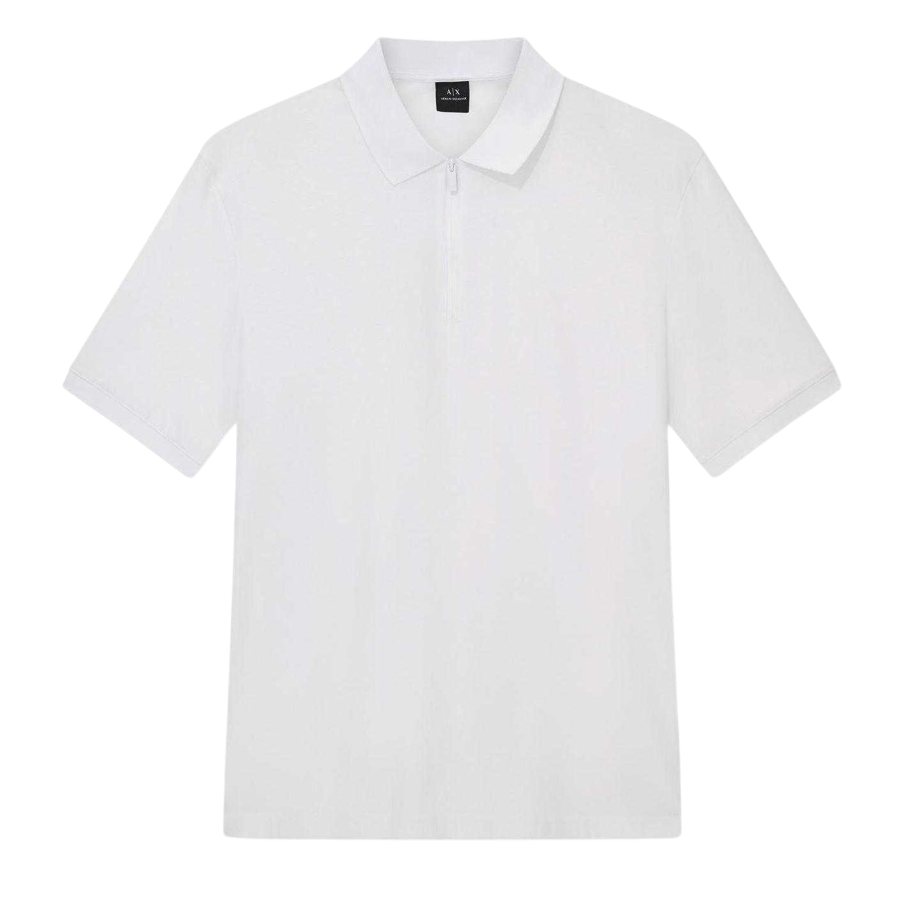 White - Front - Armani Exchange Mens Short-Sleeved Polo Shirt