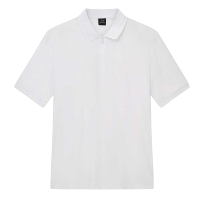 White - Front - Armani Exchange Mens Short-Sleeved Polo Shirt