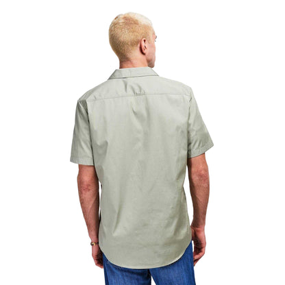 Green - Pack Shot - Hugo Mens Ellino Relaxed Fit Short-Sleeved Shirt