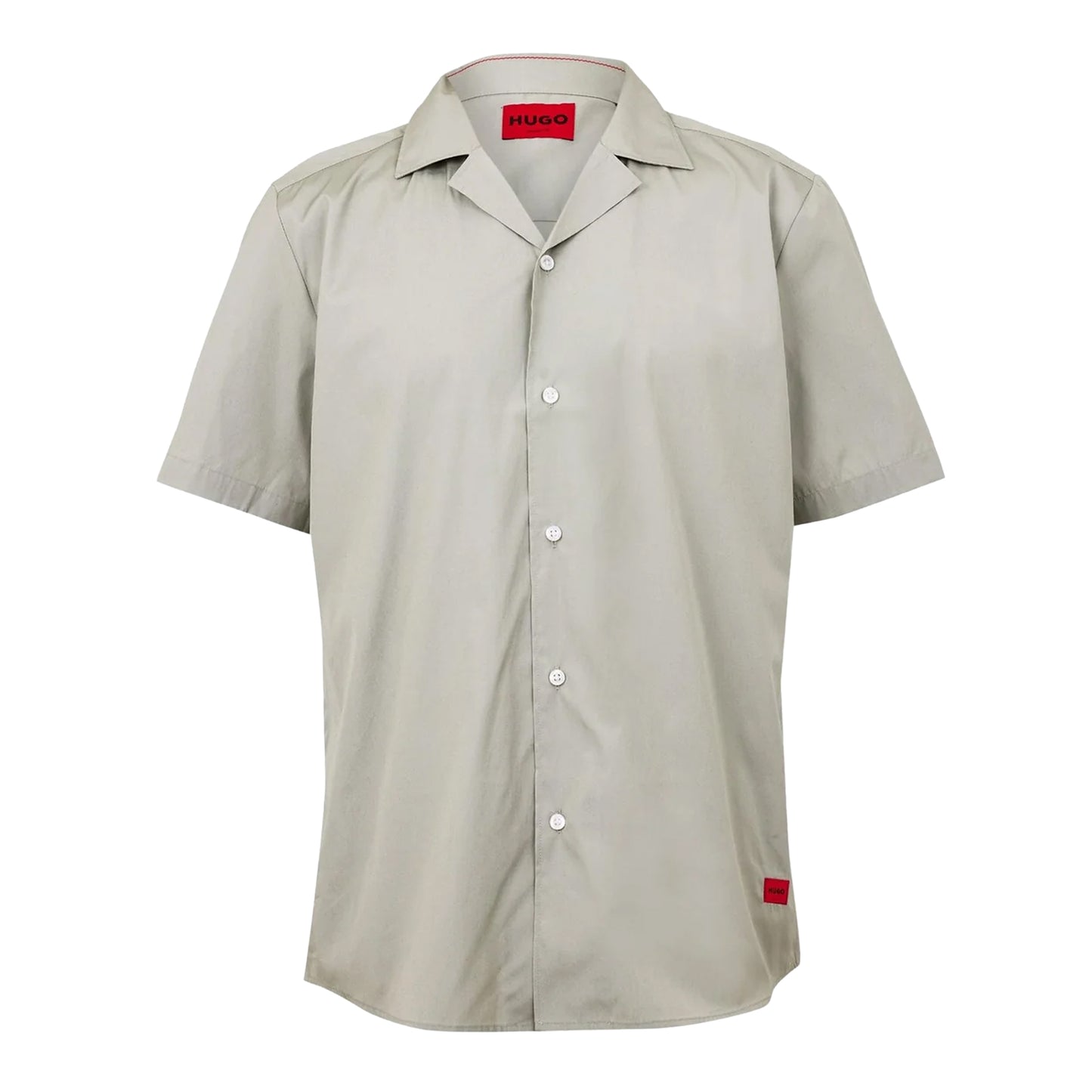 Green - Front - Hugo Mens Ellino Relaxed Fit Short-Sleeved Shirt
