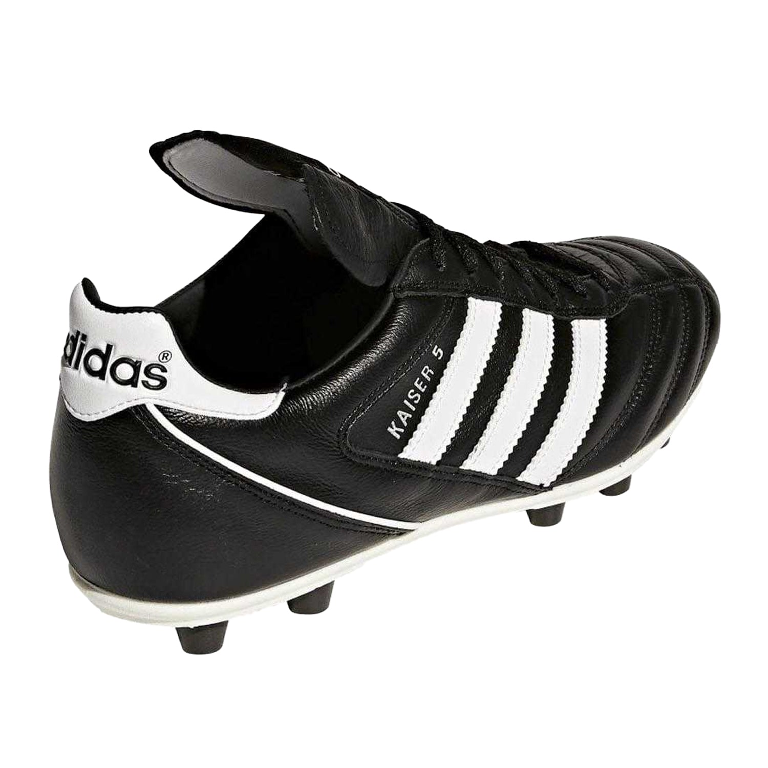 Black - Back - Adidas Mens Kaiser 5 Liga Leather Firm Ground Football Boots