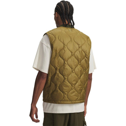 Green - Back - Under Armour Mens Heritage Gilet