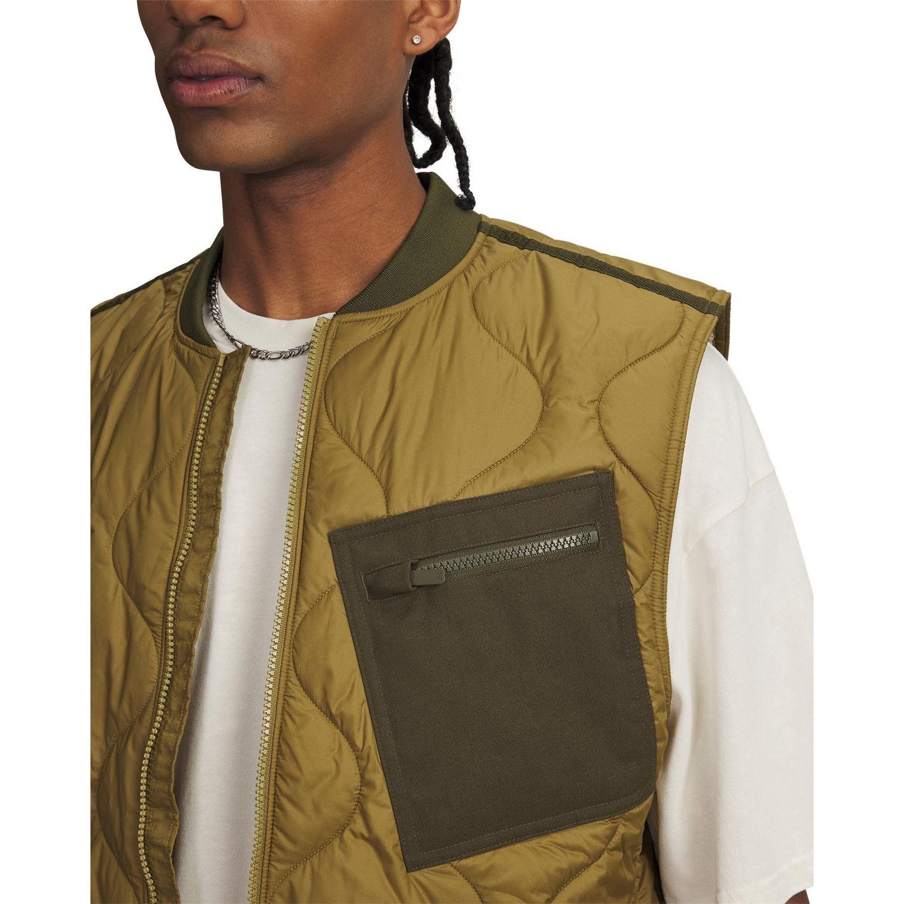 Green - Side - Under Armour Mens Heritage Gilet