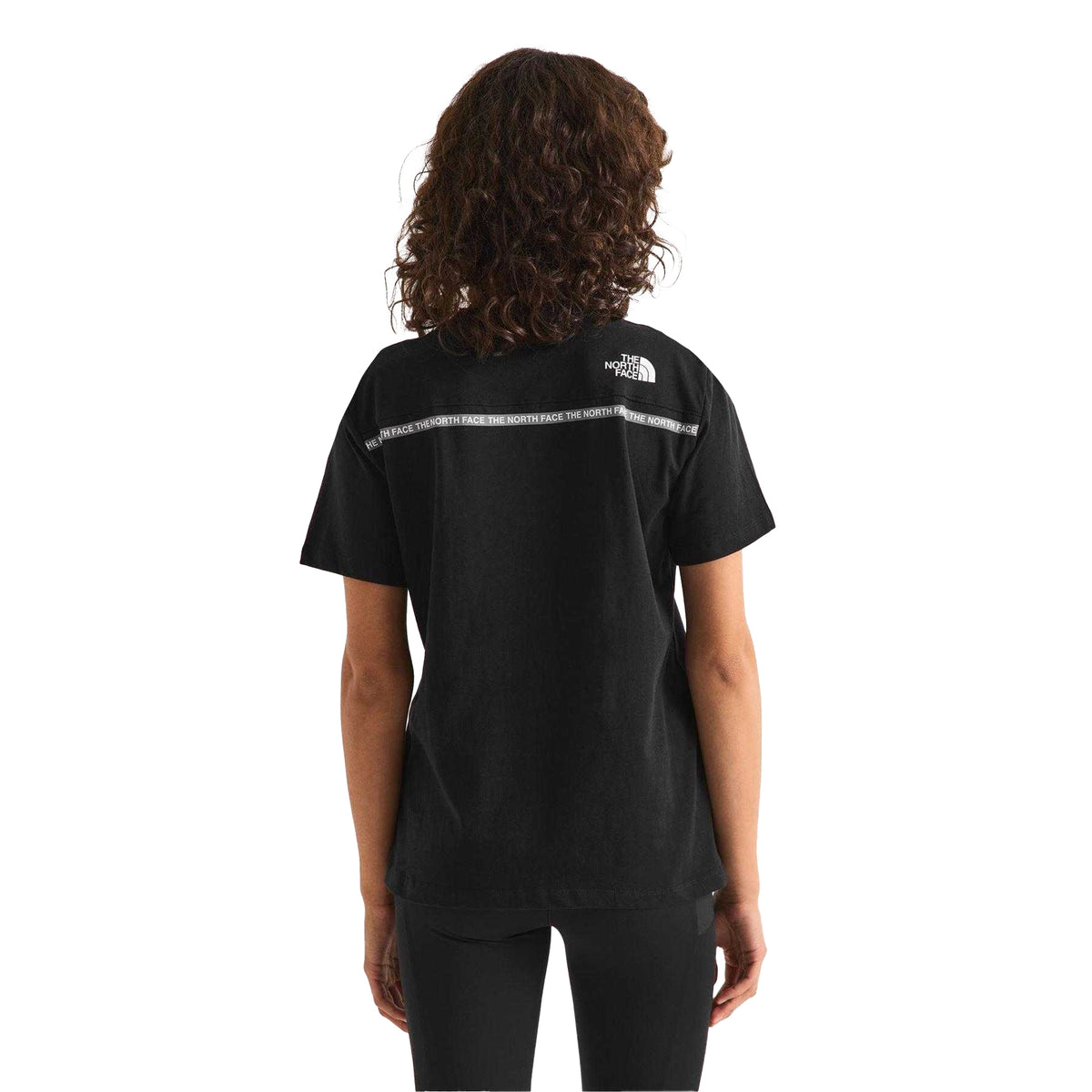 Black - Pack Shot - The North Face Womens-Ladies Oversized Short-Sleeved T-Shirt