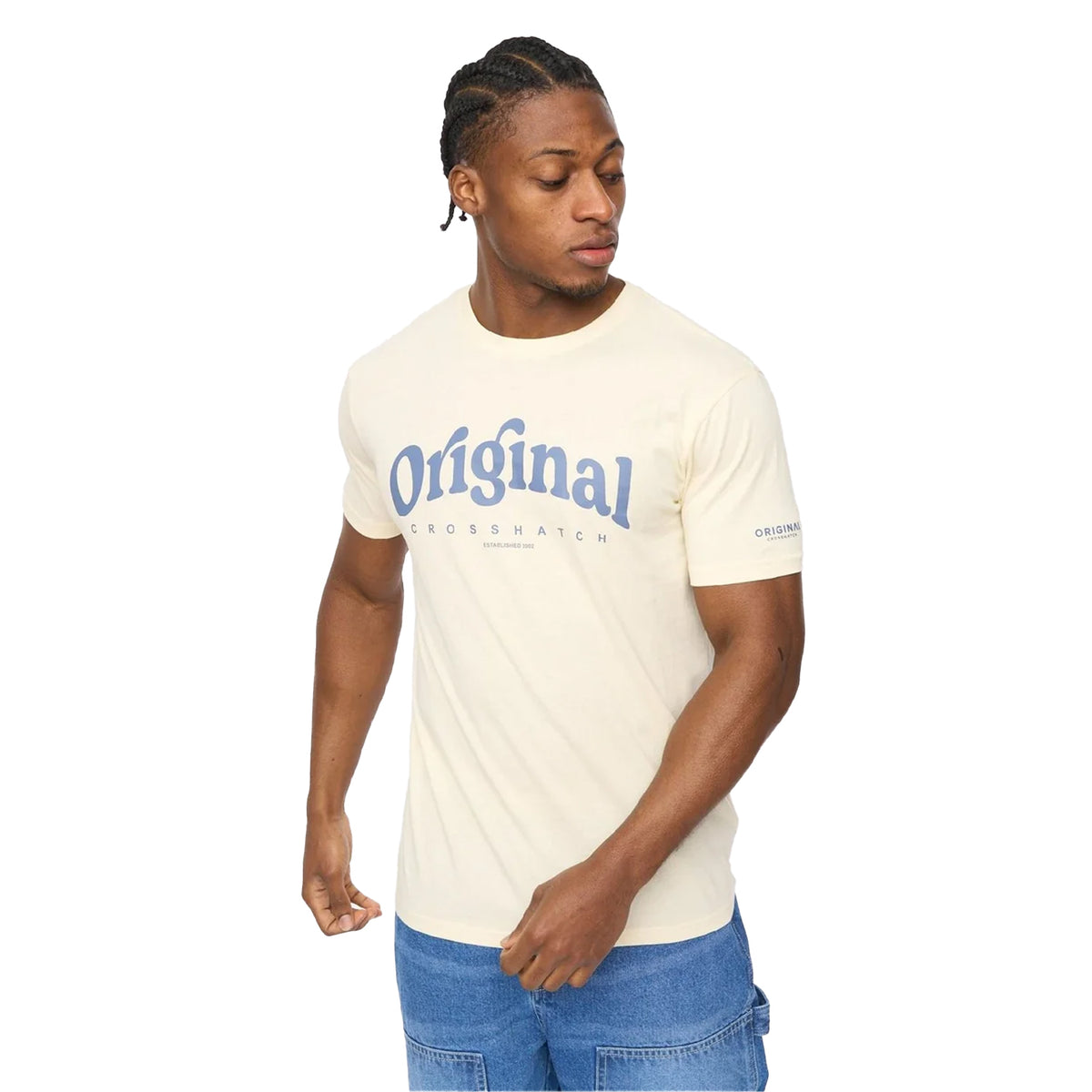 Multicoloured - Pack Shot - Crosshatch Mens Tranplex T-Shirt (Pack of 5)