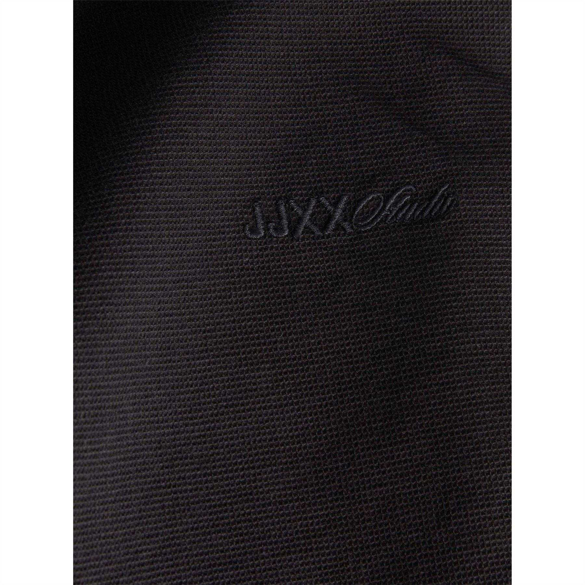 Black - Side - JJXX Womens-Ladies Waffle 3-4 Sleeve Shirt