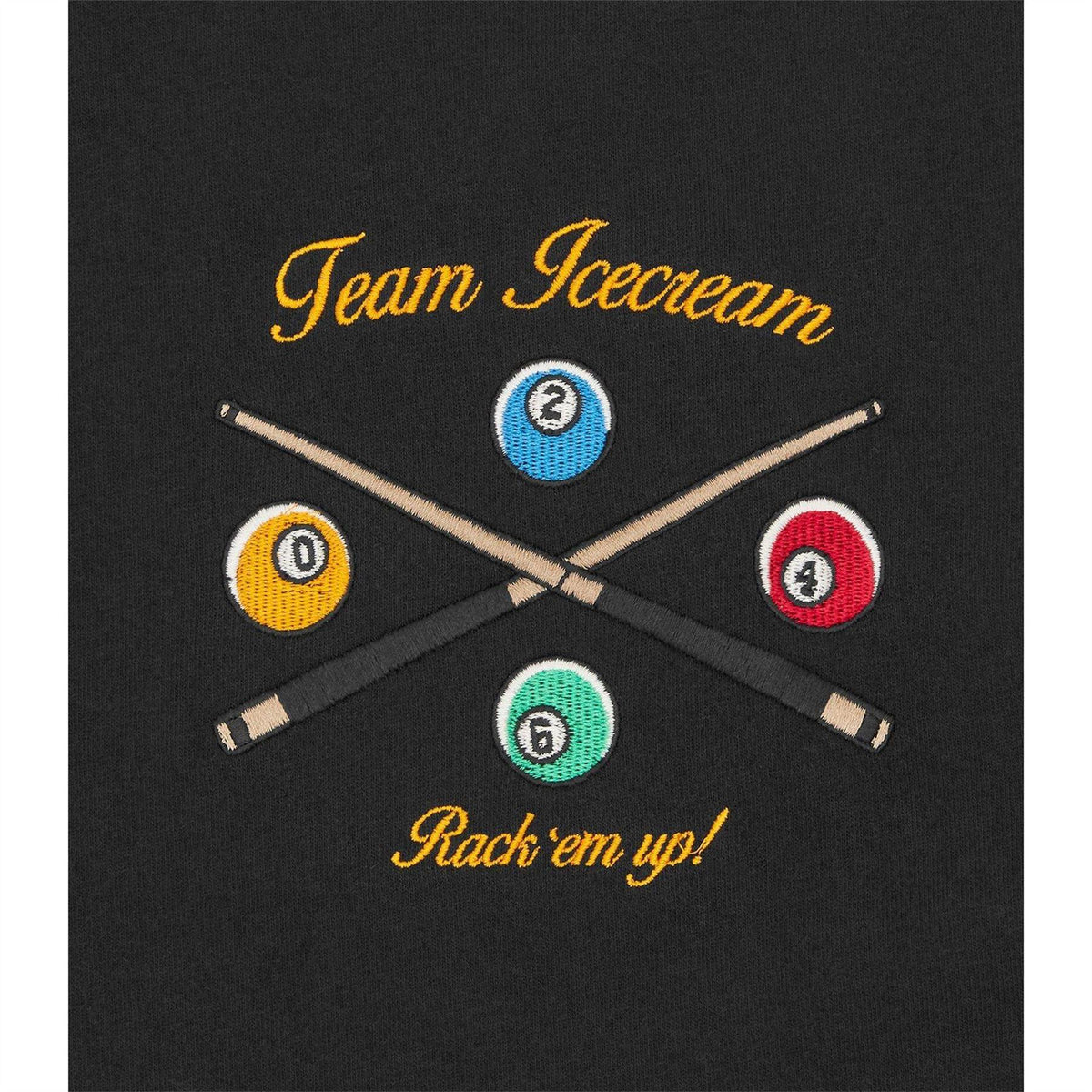 Black - Side - ICECREAM Mens Graphic Print Regular T-Shirt