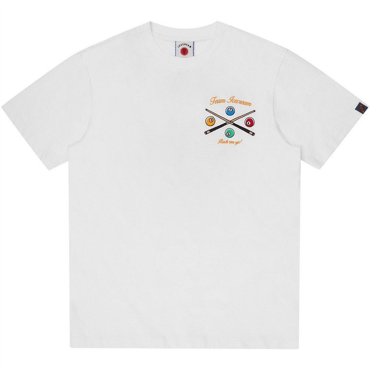 White - Front - ICECREAM Mens Graphic Print Regular T-Shirt
