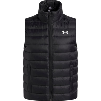 Black - Front - Under Armour Womens-Ladies Quilted Sport Gilet