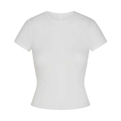 Snow - Front - Skims Womens-Ladies Crew Neck T-Shirt