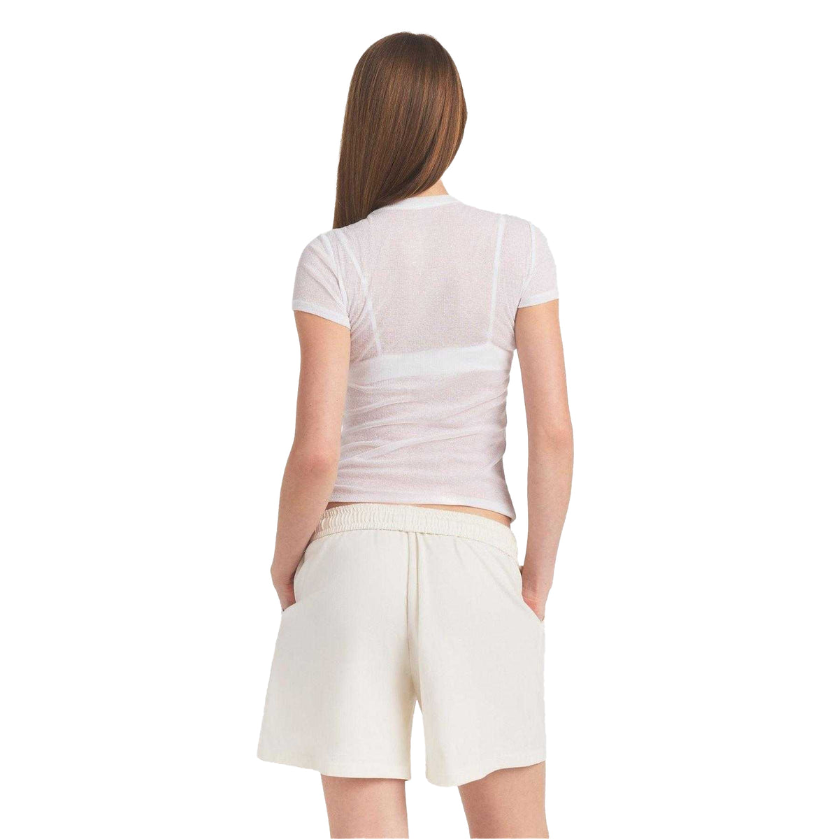 Snow - Back - Skims Womens-Ladies Crew Neck T-Shirt