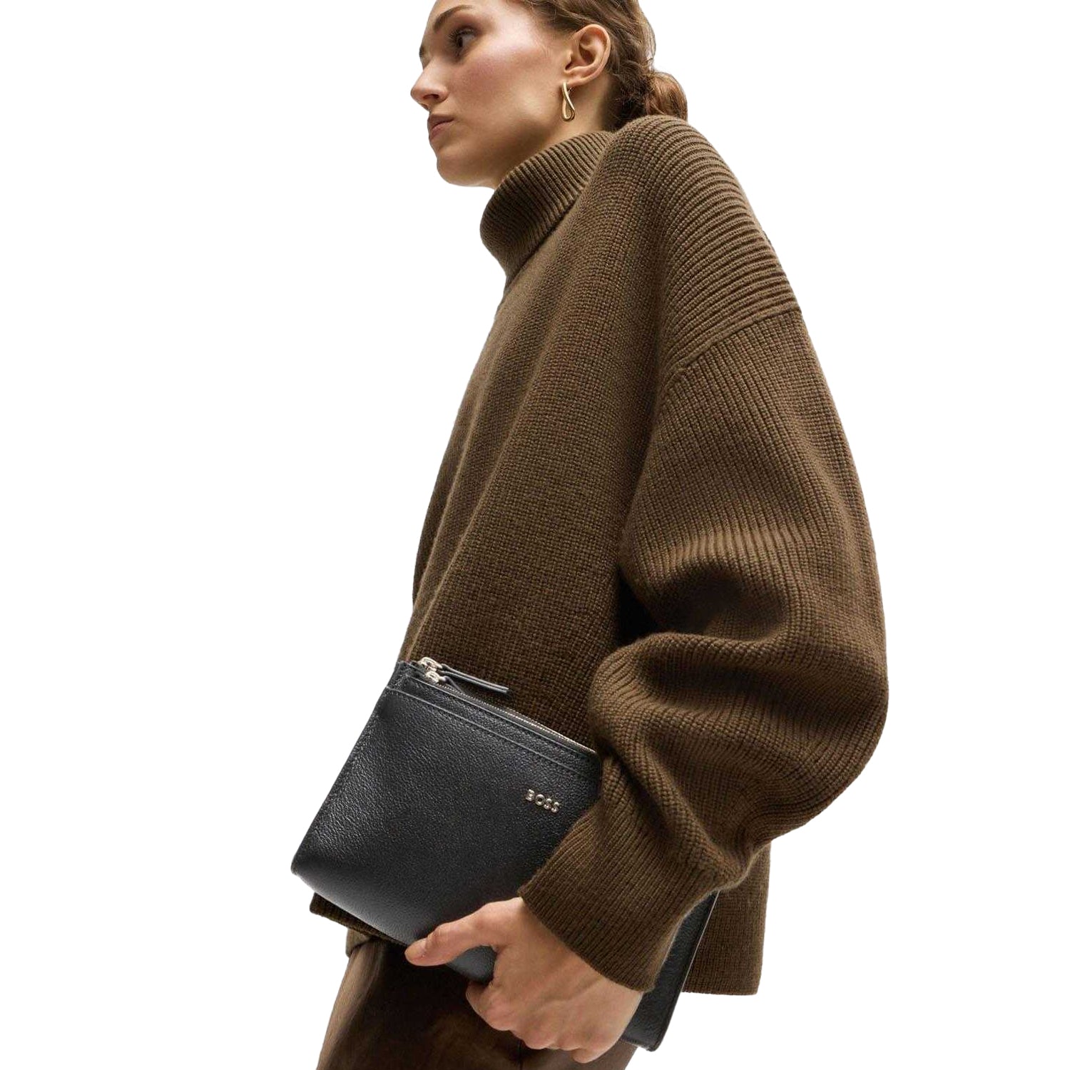 Black - Lifestyle - Hugo Boss Alyce Shoulder Bag