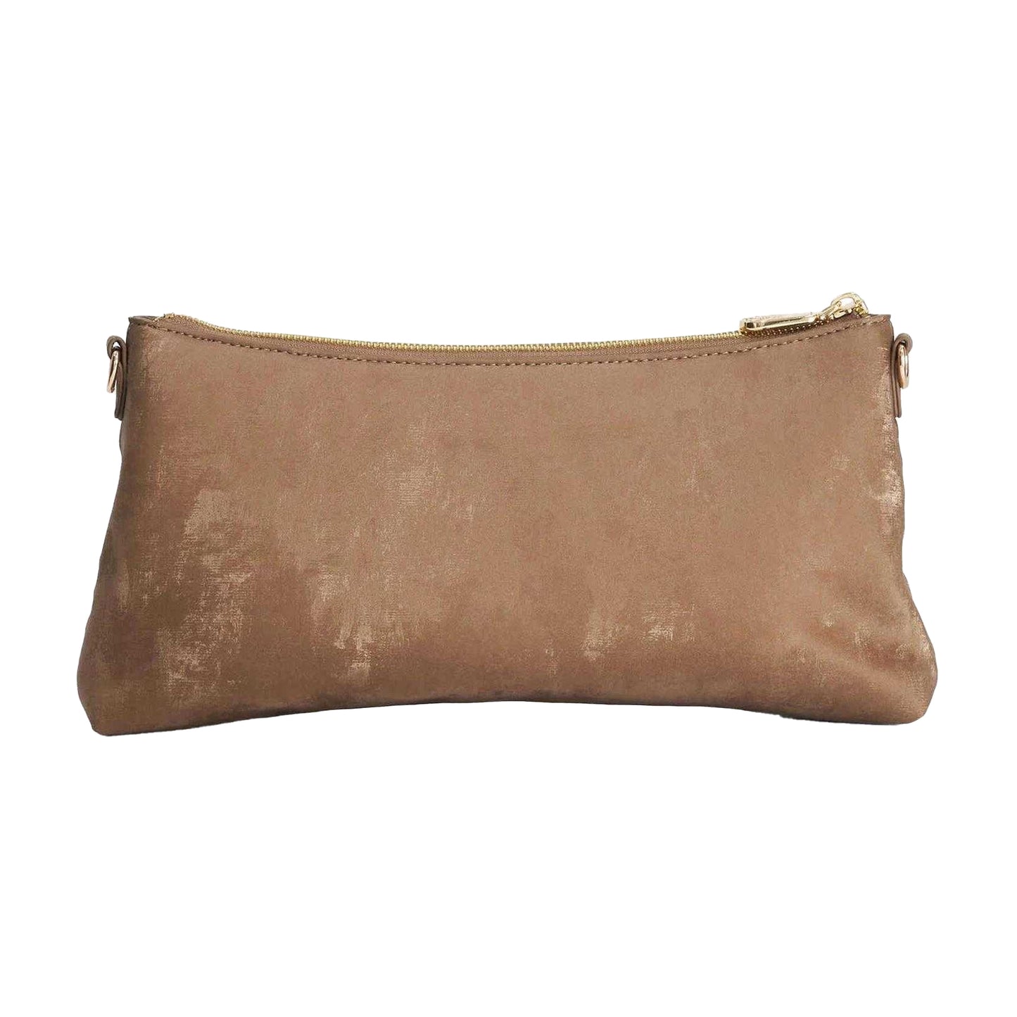 Brown - Back - Dune London Earlington Woven Clutch Bag