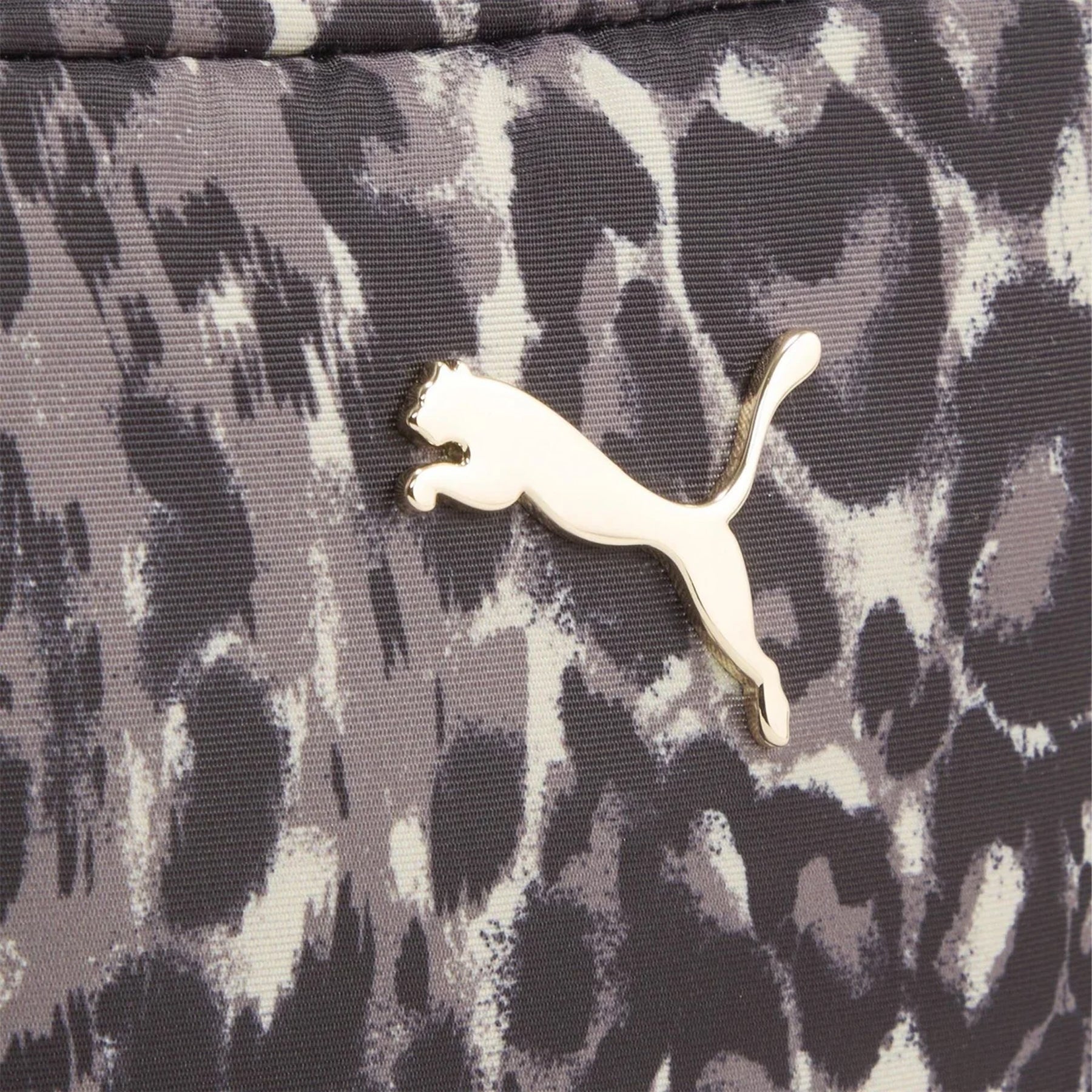 Black - Side - Puma Pop Leopard Print Crossbody Bag