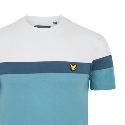 White - Side - Lyle & Scott Mens Embroidered Logo T-Shirt