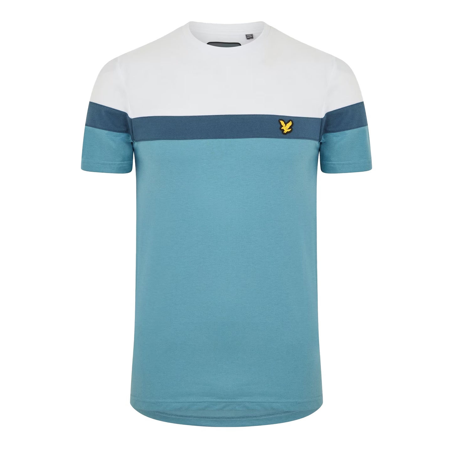 White - Front - Lyle & Scott Mens Embroidered Logo T-Shirt