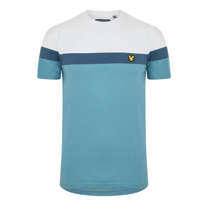 White - Front - Lyle & Scott Mens Embroidered Logo T-Shirt