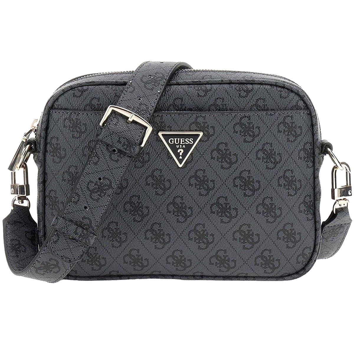 Coal - Front - Guess Meridian II Camera Bag