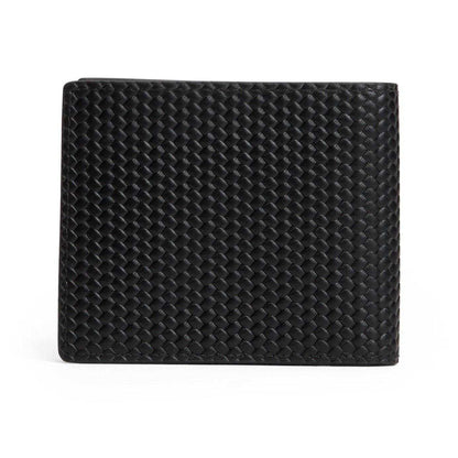 Black - Back - Tommy Hilfiger Textured Leather Wallet